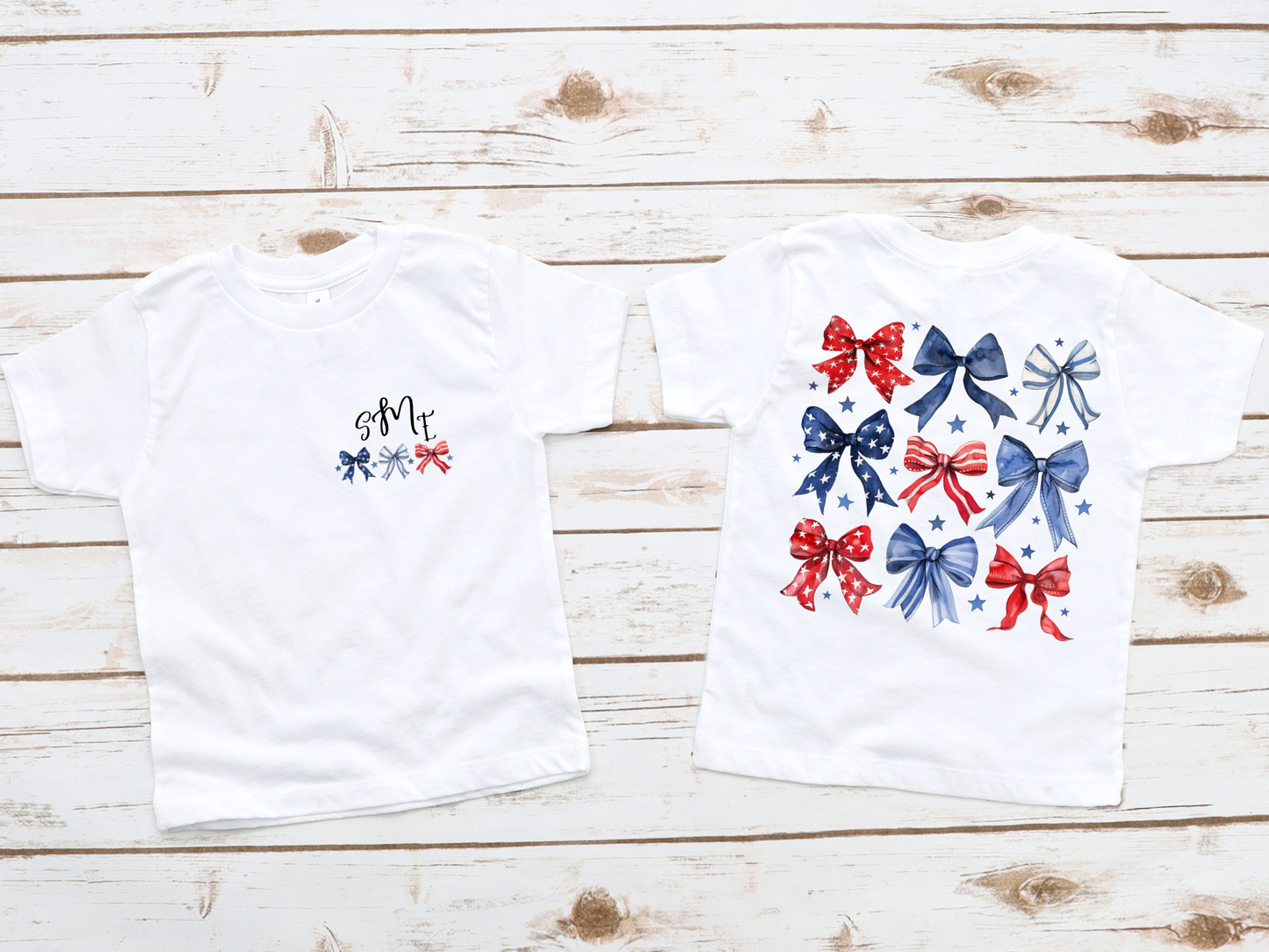 Red White & Blue Bows